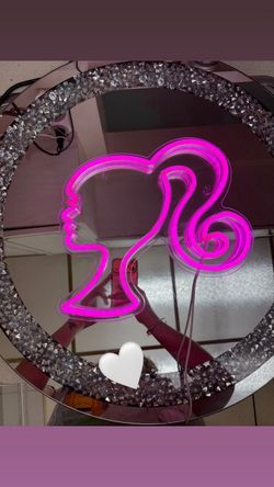 Barbie neon light