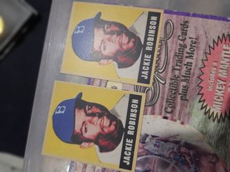 Jackie Robinson 2 Card Lot Not Free Make Offer