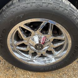 20x10 Wheels With Tires 