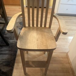 Kids Wood High Chair