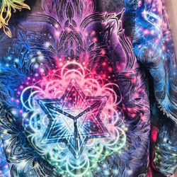Electro Threads Mandala Galaxy Cloak