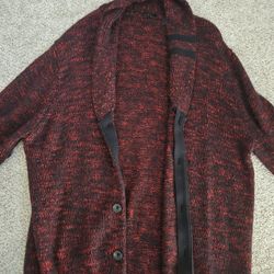 Red And Black Sweater Size XL