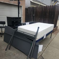 Twin Bed And Dresser 