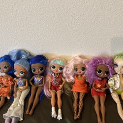 Bundle Of Lol Dolls Plus One Rainbow High Doll