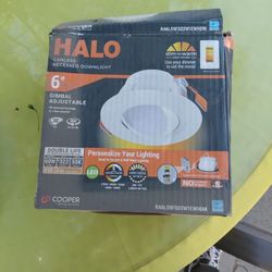 HALO RL 6" CCT Canless Recessed LED Downlight, 600-Lumens D2W, Indoor, White