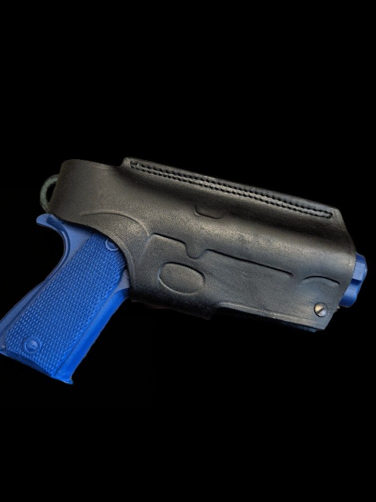 1911 4.25 Commander Size Black Leather 4-Way Holster