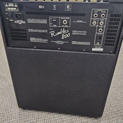 Fender Rumblw 200 Bass Amp - Like New