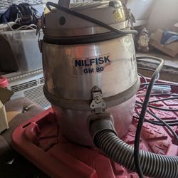 Nilfisk Gm 80 HEPA Filter Canister Vacuum 