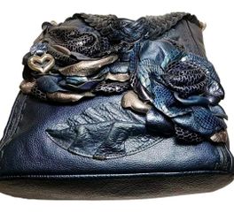 Brighton Masterpiece Collection Black Floral Bag