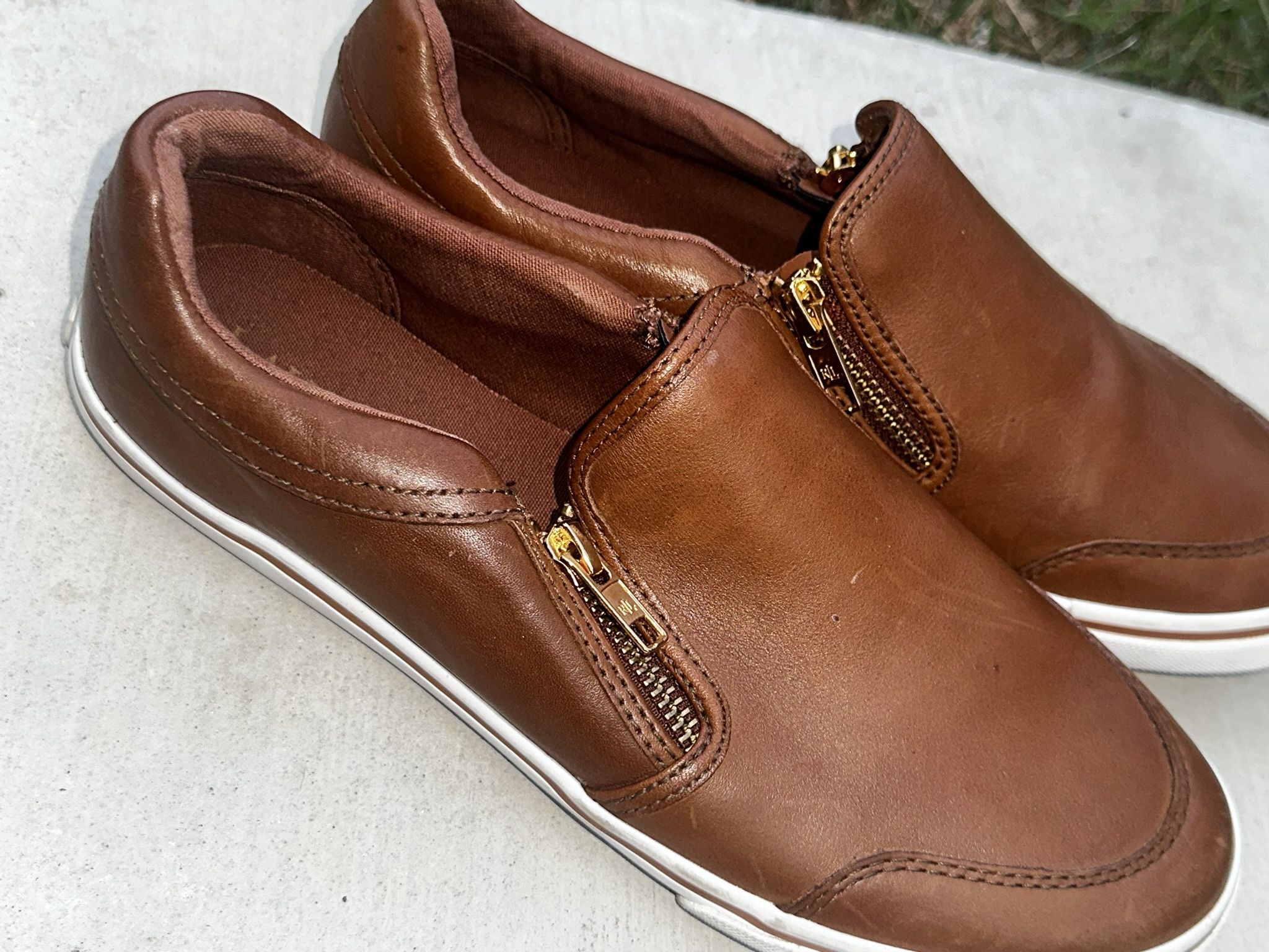 Women’s Ralph Lauren Brown Flats Size 8