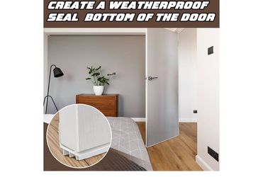 White Metal Sliding Track 93.5 x 8 x 5