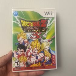 Dragon ball z budokai tenkaichi 3 WII