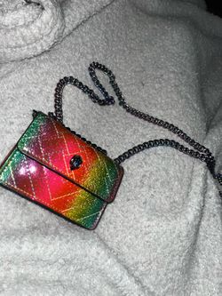 Kurt Geiger Micro Rainbow purse