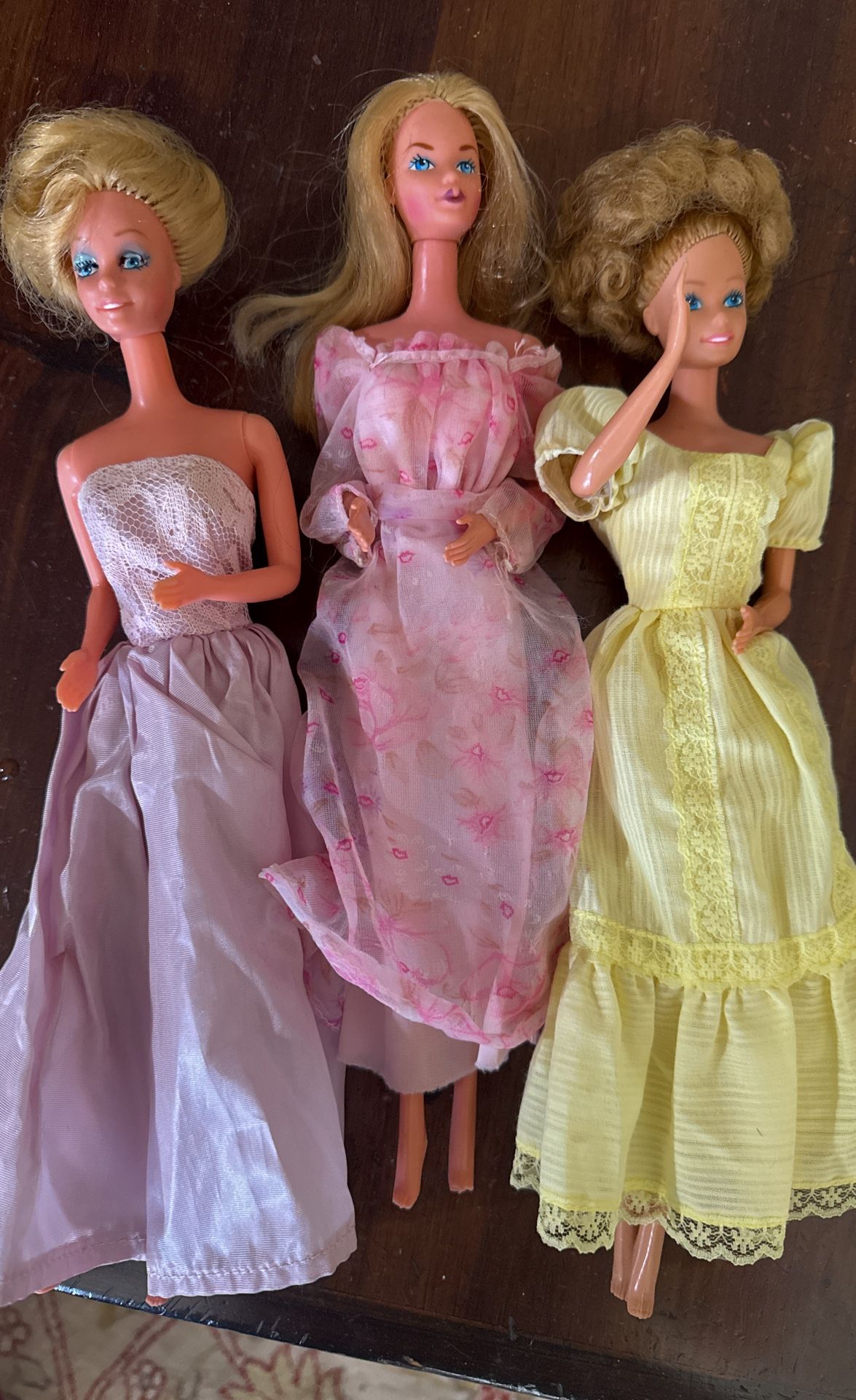 lot of 3 antique dolls