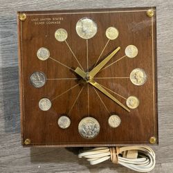 United States Silver Coinage Clock 1964