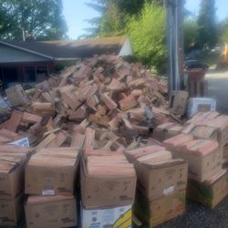 Firewood Bundles In A Banana Box Double A Store Bundle Clean And Ready To Burn 🔥 