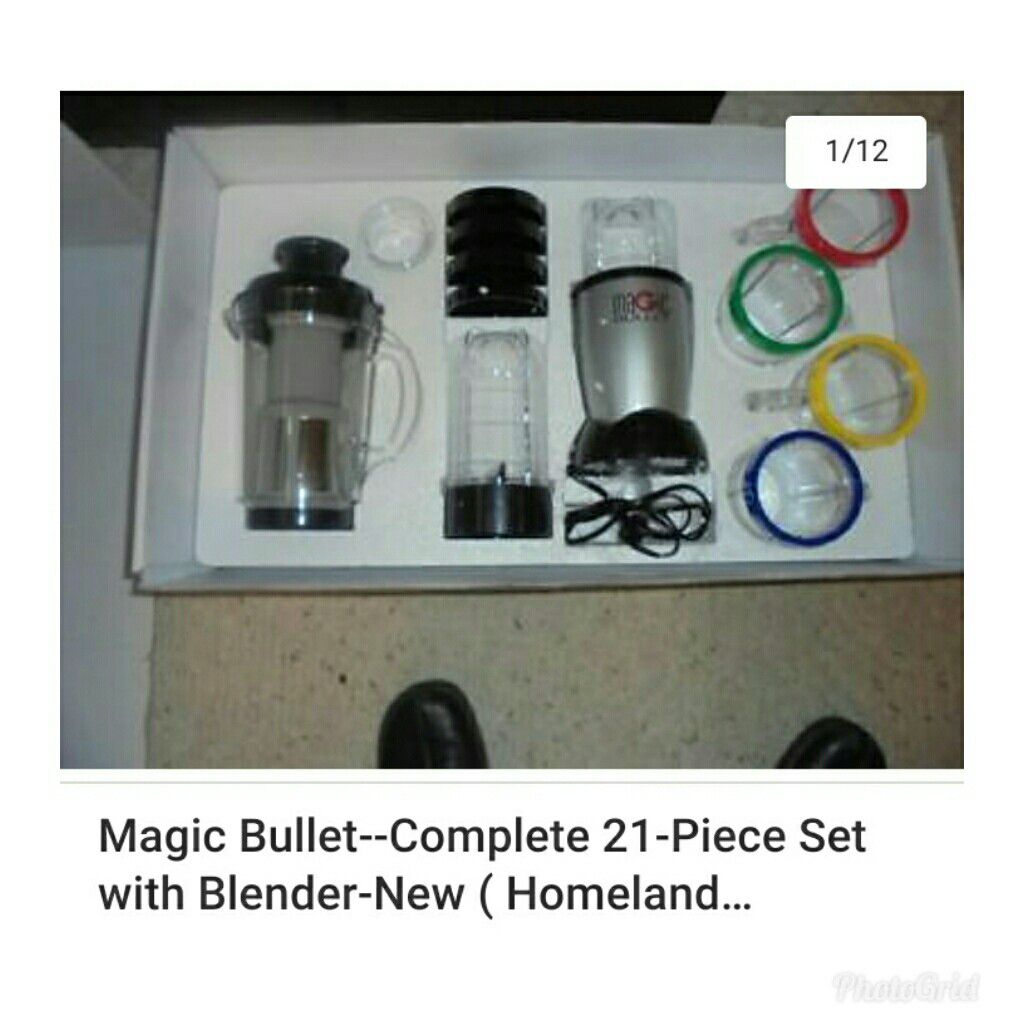 Magic Bullet Deluxe Set..W/ Blender