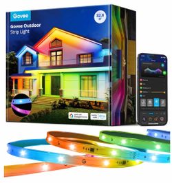 Govee Outdoor LED Strip Lights, 32.8ft Smart Outdoor Lights