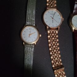Collection Of Women's Timex And A Couple Other Brands Watches