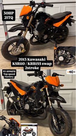 KSR110 swap KRR155cc 2stroke motor OBO