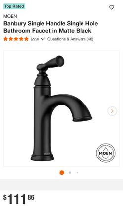Brand new Moen bathroom faucet 
