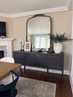 Arhaus Luciano dining cabinet - entryway