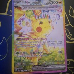 Pikachu EX 