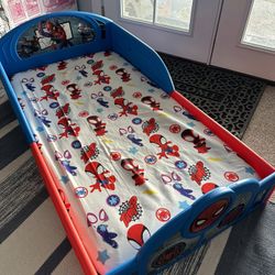 Spider-Man Crib Mattress And Sleigh Bed