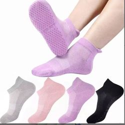 Non-Slip Grip Ankle Socks 4-Pack wholesale