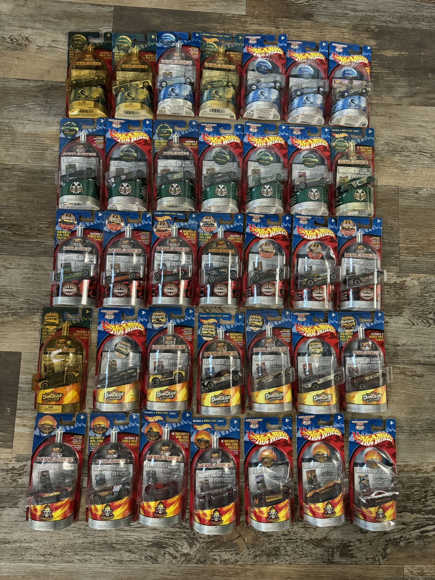 Hot wheels highway 35 world race complete set new arrivals