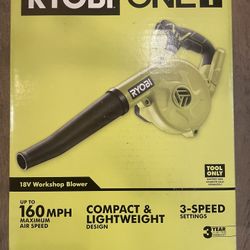 Ryobi 18V ONE+ Cordless Compact Workshop Blower P755 (Tool Only)