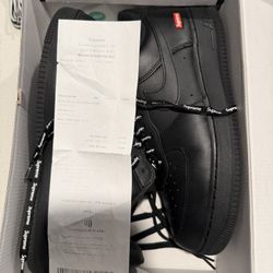 Black Supreme AF1
