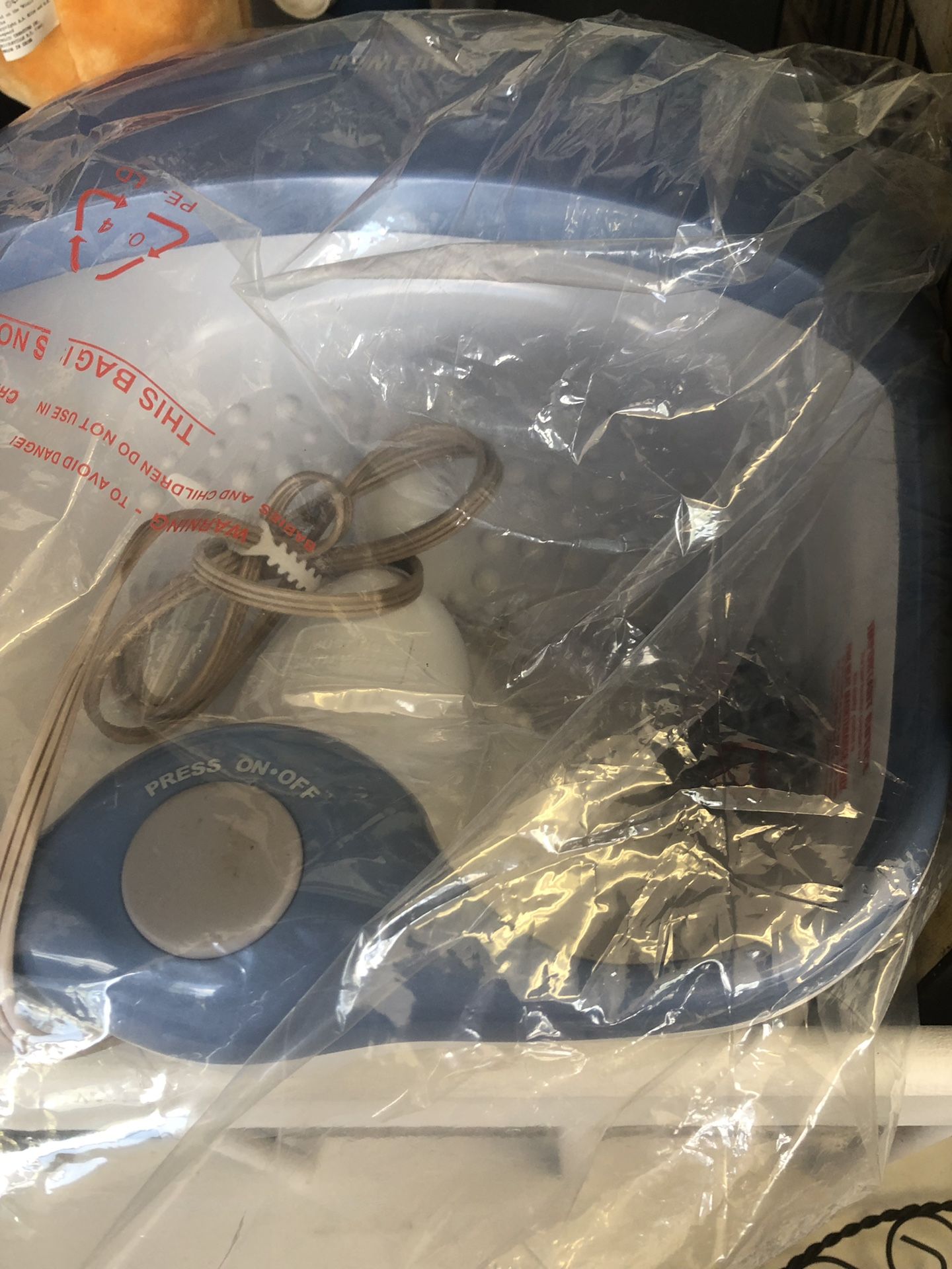 Brand New never used Foot bath by Medic