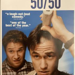 50/50 (DVD-2011) Joseph Gordon-Levitt + Seth Rogen + Anna Kendrick!