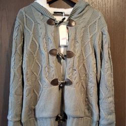 DOKOTOO WOMENS BEAUTIFUL BRAND NEW KNITTED SWEATER WITH WARM FAUX FUR LINING 