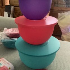 Tupperware Set De Tazon Murano Grande Mediano Y Chico