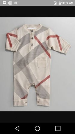 Real Burberry onesie