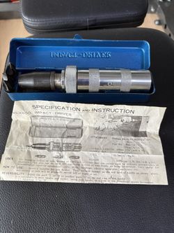 Vintage Impact Driver Set w/ Case & Instructions
