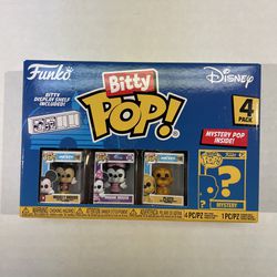 Funko Bitty Pop Disney Mickey Minnie Mouse Pluto Mystery Chase NIB In Hand