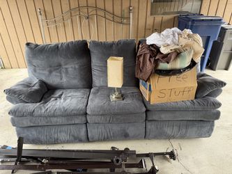 FREE - couch, headboard