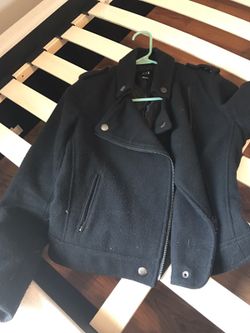 Black moto jacket