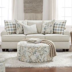 Cream sofa