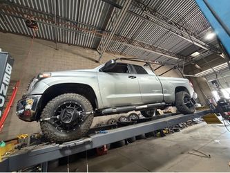 Alignment for stick level & lifted trucks