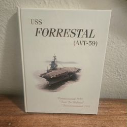 USS Forrestal (AVT-59) Decommissioning Cruise Book 1993 HB
