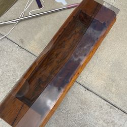 Wooden coffee table