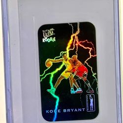 1996 FLEER ULTRA SCORING KINGS KOBE BRYANT MICHAEL JORDAN REFRACTOR TOBACCO CARD