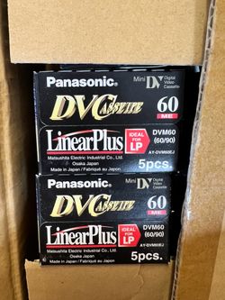 Panasonic Mini DV Digital Video Cassettes AY-DVM60EJ