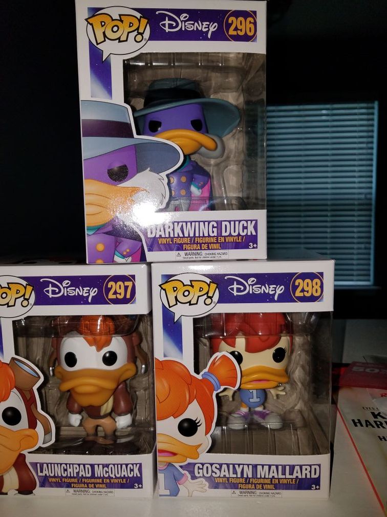 Disney DARKWING DUCK Funko pops