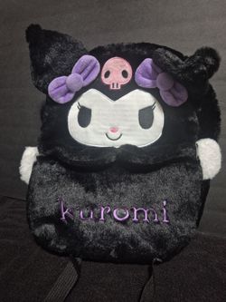 Kuromi fuzzy backpack CHECK OUT MY PAGE FOR A VARIETY OF ITEMS