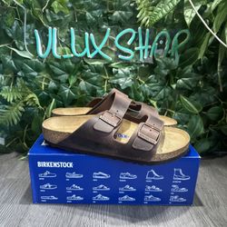 Birkenstock Arizona Habana Soft Footbed Sandal Oiled Leather Sizes 41/42/43/44/45